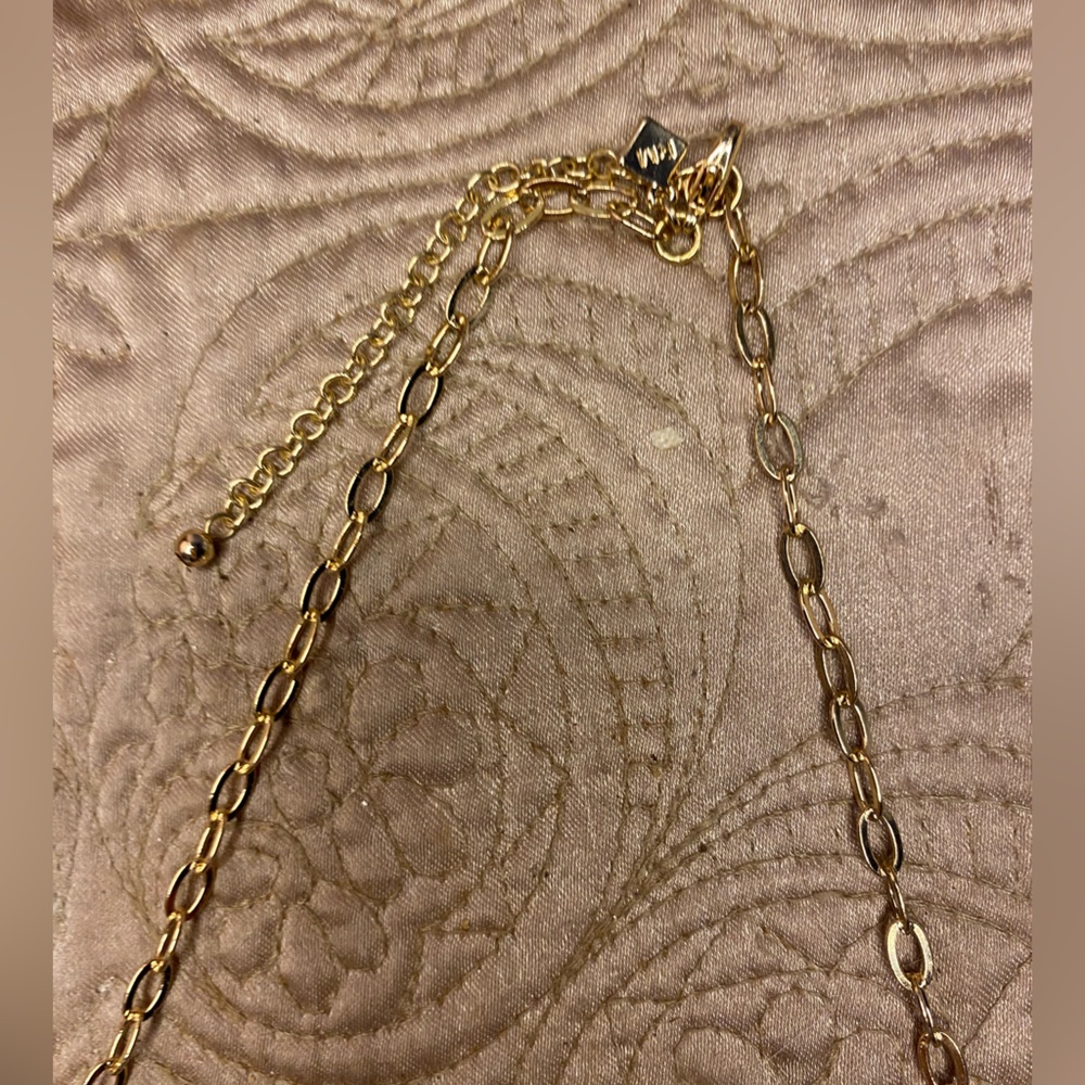 Rebecca Minkoff NWOT Silver And Gold Tassel Chain Goddess Necklace - Picture 12 of 16